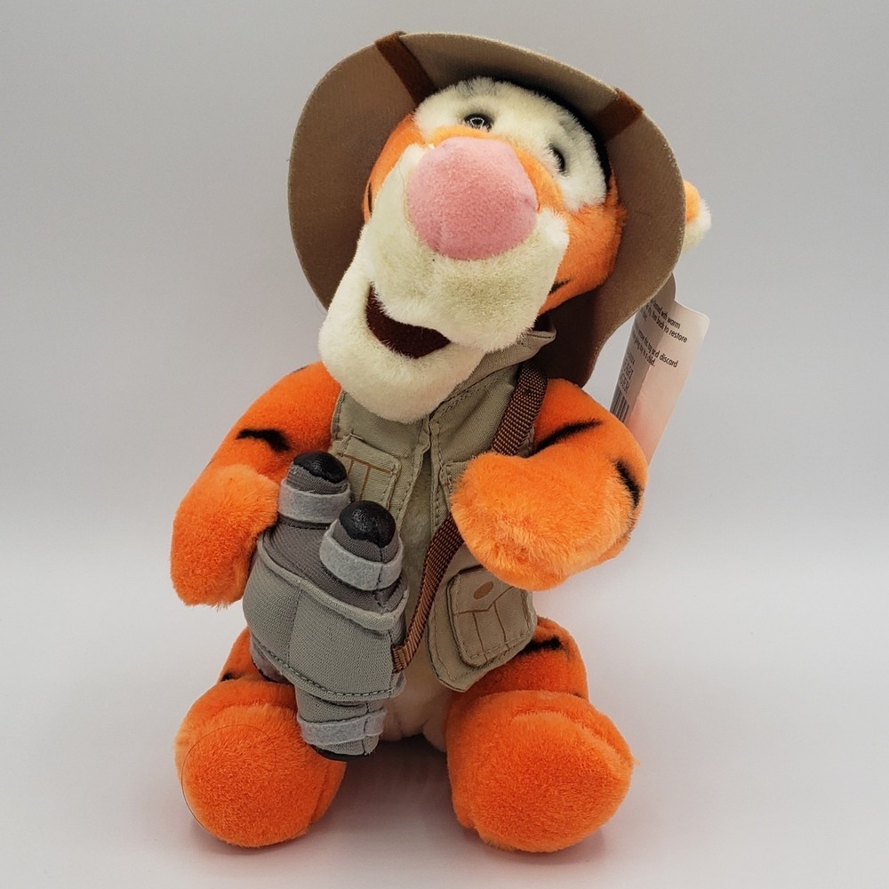 Tigger Safari Explorer Plush Binoculars Walt Disney World 8" Pooh Animal Kingdom